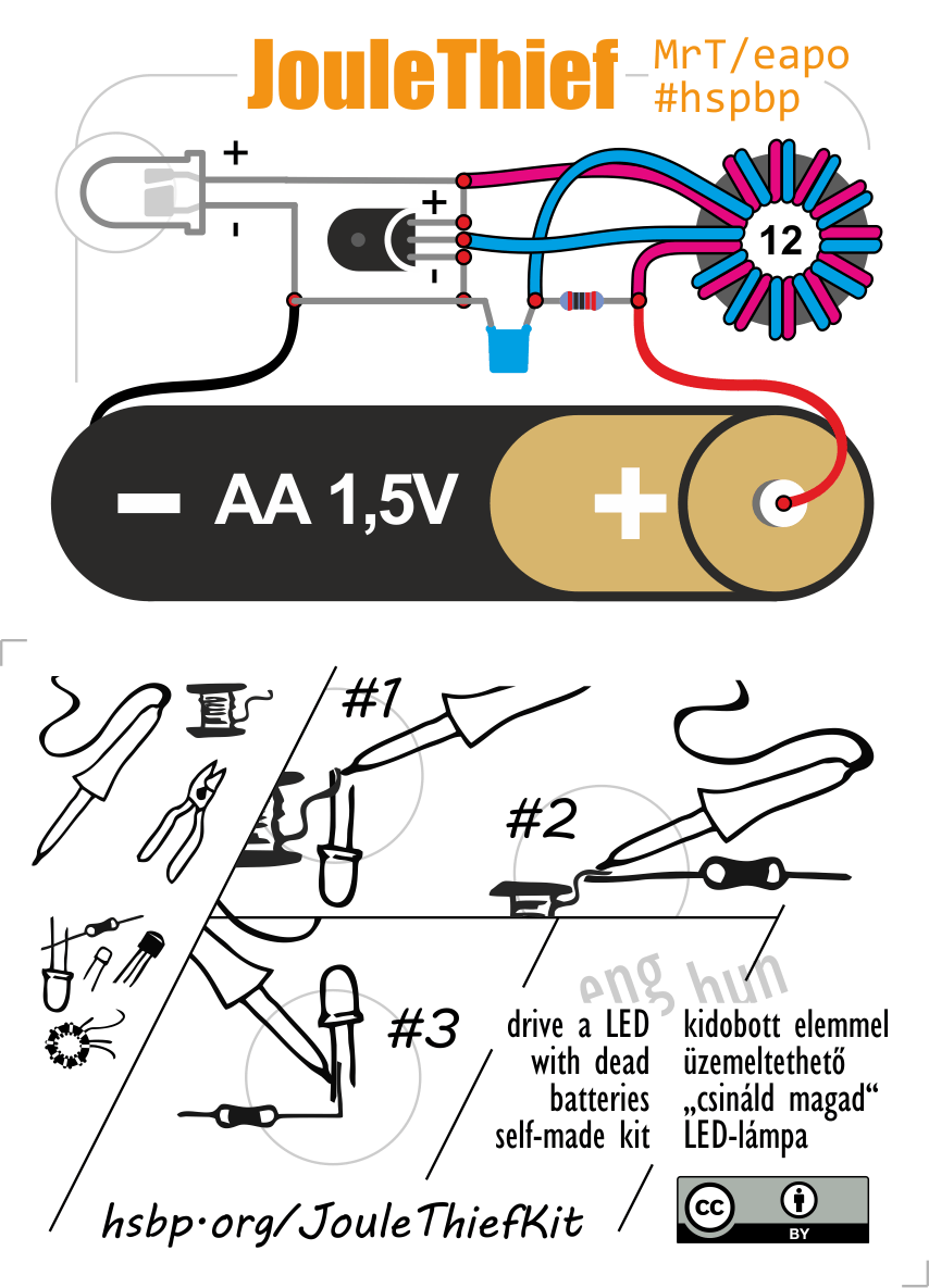 JoulThief-Kit soldering instructions eapo hspbp