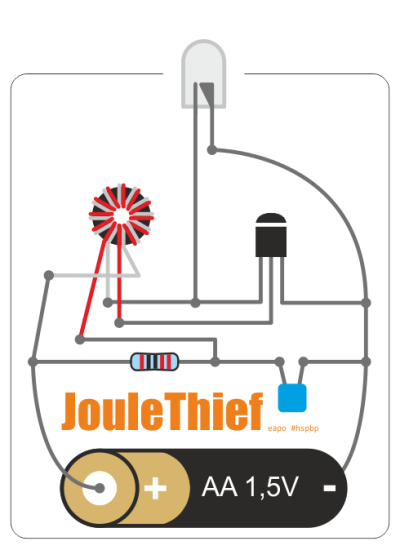 Joule Thief circuit for dummies